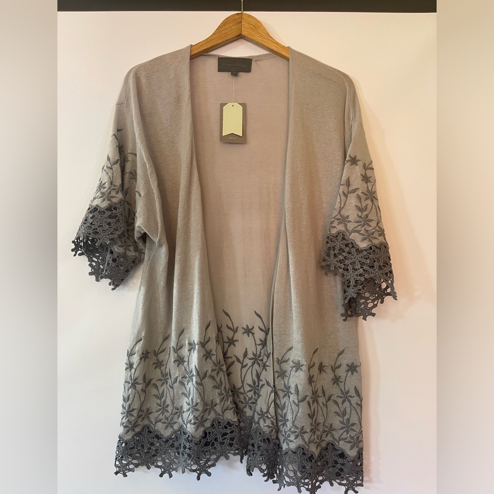 Anthropologie Sundays in Brooklyn lightweight cotton/linen cardigan, siz…